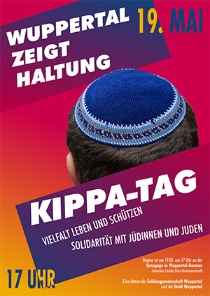 Fünfter Kippa-Tag in Wuppertal